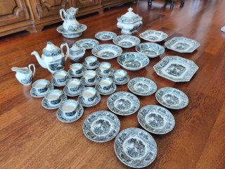 Juego de porcelana La Cartuja.
