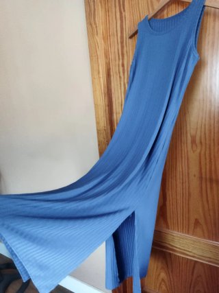 Vestido canalé