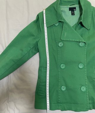 Chaqueta marinera H&M verde talla 44