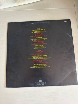Discos de vinilo variado de Cançons catalanes