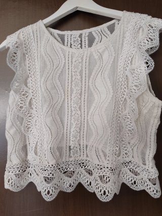 Blusa de encajes
