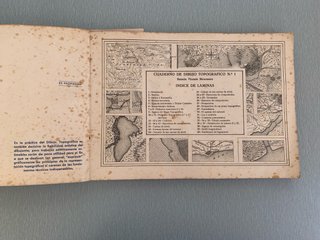 Cuaderno Dibujo Topográfico Ramón V. Mesonero 1