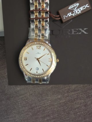 Reloj Murex Oro/Plata Esfera Blanca Diamantes