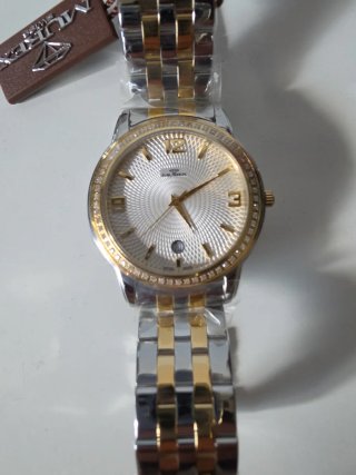 Reloj Murex Oro/Plata Esfera Blanca Diamantes