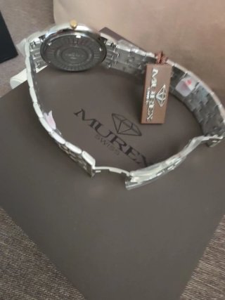 Reloj Murex Oro/Plata Esfera Blanca Diamantes
