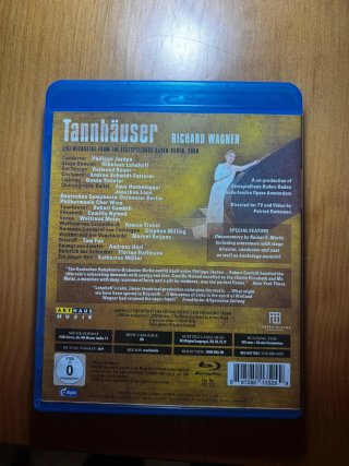 Blu-ray Tannhäuser Richard Wagner Arthaus Musik