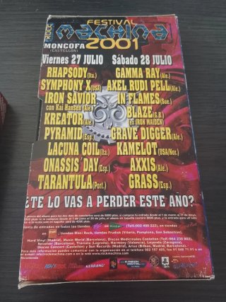 Lote 2 VHS ROCK MACHINA