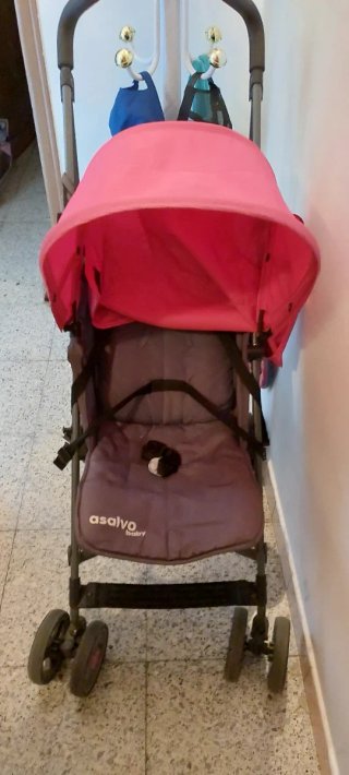Silla de paseo Asalvo Baby rosa