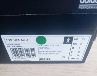 Zapatillas Fútbol Adidas Talla 38