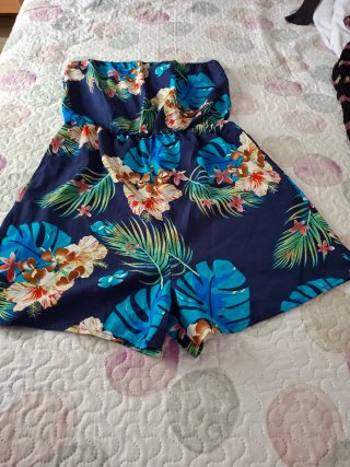 Mono corto estampado tropical