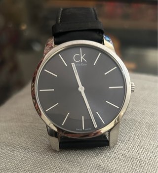 Reloj Calvin Klein Negro y Plateado