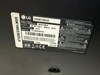 LG 65” Smart TV 4K