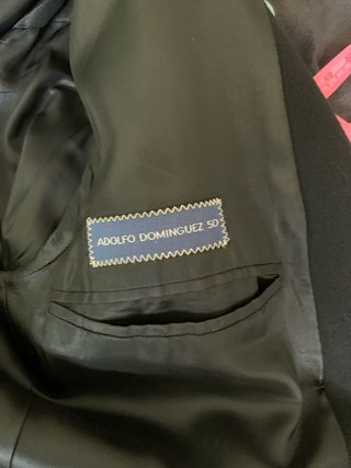 Traje de hombre negro