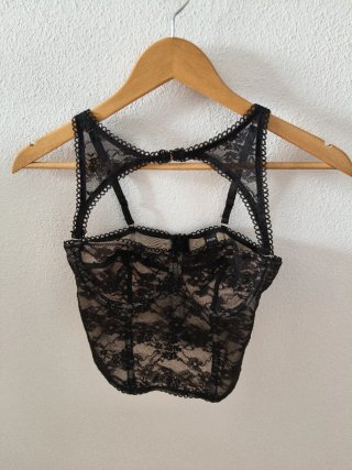 Pack 2 crop top negros Shein