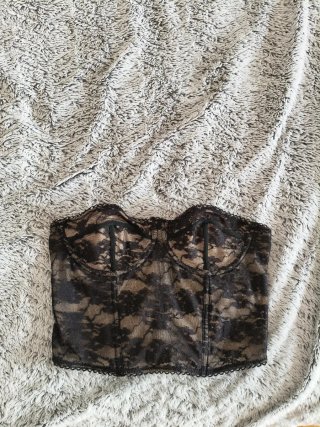 Pack 2 crop top negros Shein