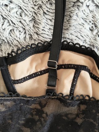 Pack 2 crop top negros Shein