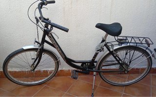 Bicicleta Urbana Negra AMAT