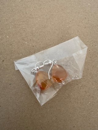 Conjunto Pulsera y Pendientes de Cornalina Nuevos