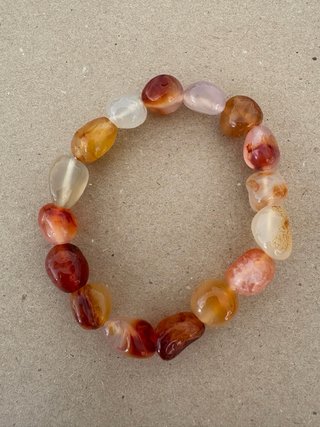 Conjunto Pulsera y Pendientes de Cornalina Nuevos