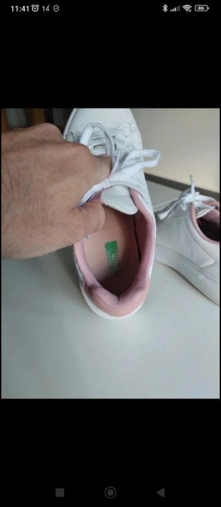 Deportivas Benetton Niña Blancas Rosa