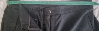 2 Pantalones Zara gris y azul oscuro