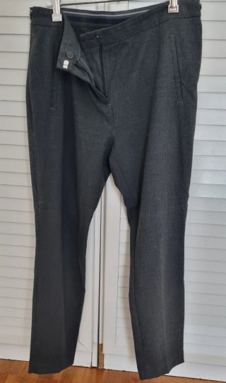 2 Pantalones Zara gris y azul oscuro
