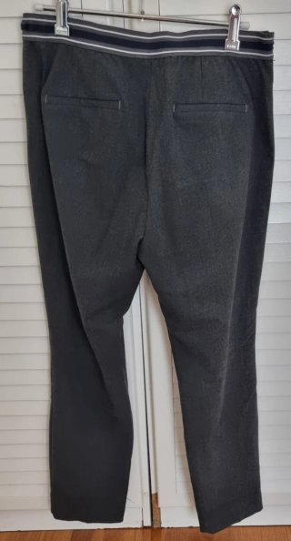 2 Pantalones Zara gris y azul oscuro