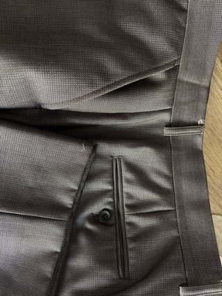 Traje de chaqueta marrón oscuro hombre