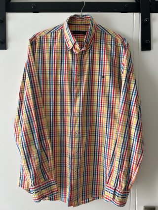 Camisa Purificación García cuadros Talla M
