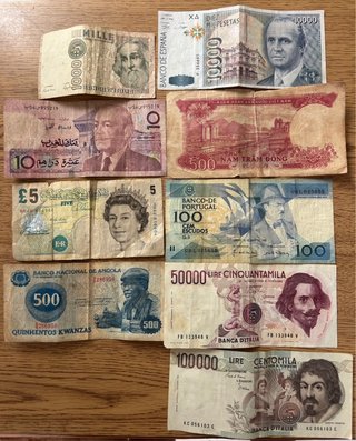 Lotes de Billetes Antiguos