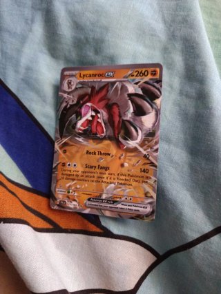 Lycanroc EX Carta Pokémon 117/193