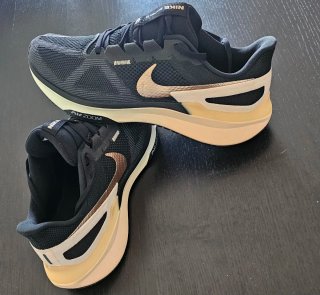 Nike Air Zoom Structure 25 Negro/Dorado