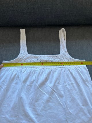 Top H&M bordado inglés Y2K Talla S
