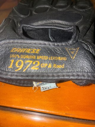 Guante Dainese Blackjack 1972 Negro
