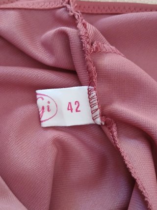 Sottoveste vintage pizzo rosa antico