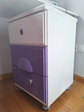 Cama juvenil compacta con cajones