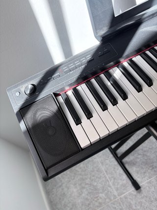Teclado Yamaha Piaggero NP-12 con soporte