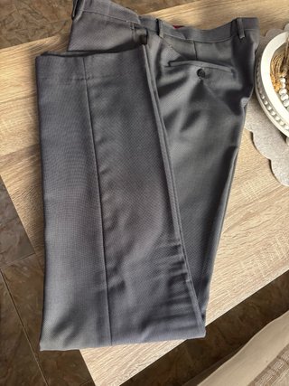 Traje de chaqueta gris hombre