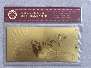 Lote Billetes Oro y plata