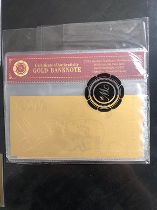 Lote Billetes Oro y plata