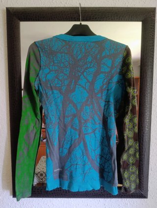 Camiseta Desigual Manga Larga Mujer Talla M