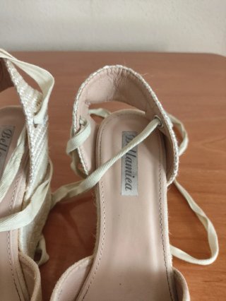 Sandalias cuña esparto