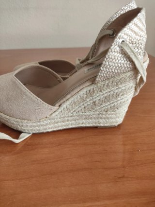 Sandalias cuña esparto