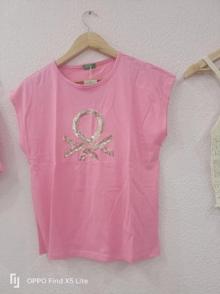 Conjunto Beneton: shorts y top