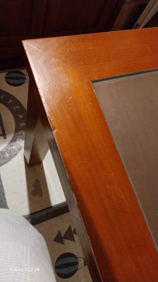 Mesa comedor y 6 sillas madera maciza