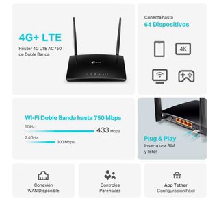 Router TP-Link Archer MR202 4G LTE SIM