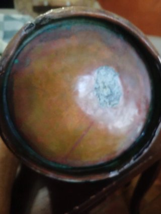 Secchiello rame antico per vino