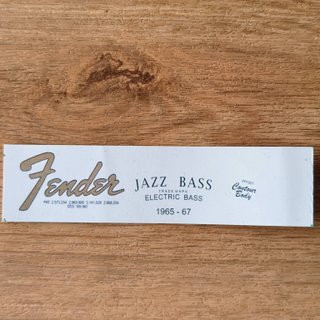 #08#Decal Fender Jazz Bass 1965-67