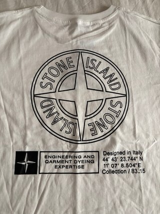 Camiseta Stone Island Blanca