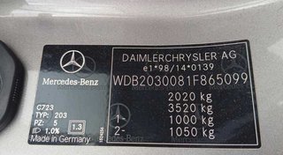 Luz mercedes clase c (w203) berlina 220 cdi 322574